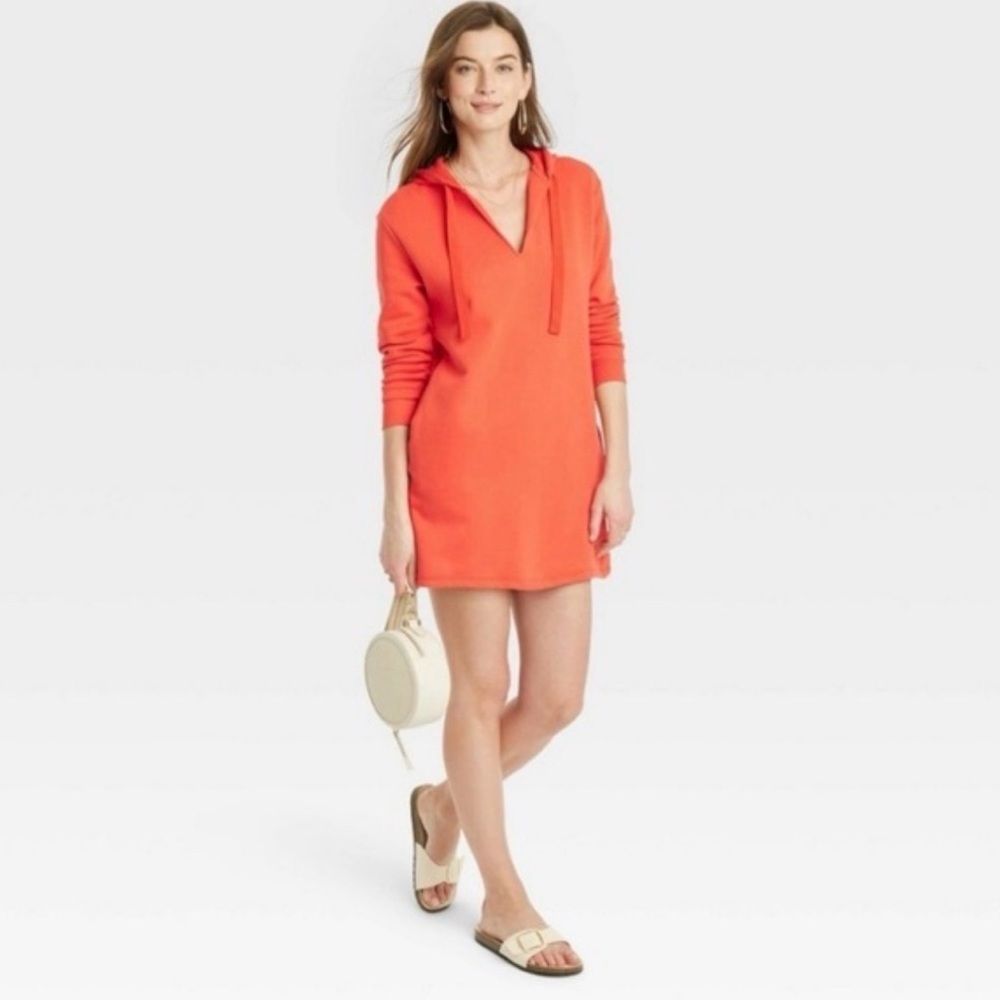 Universal Thread Long Sleeve Mini Fleece Tunic Dress Size XS